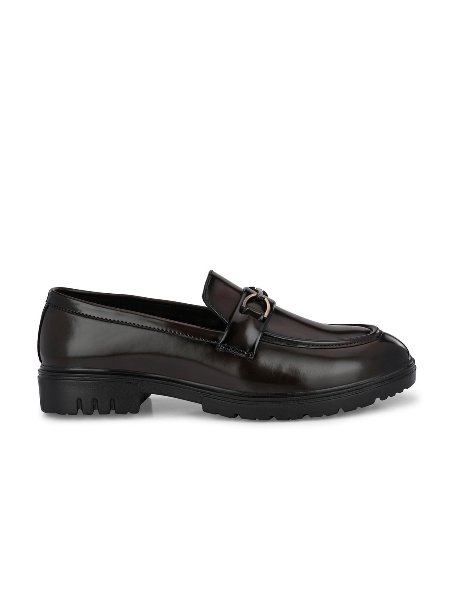 Guava Men's Brown Slip On Semi Formal Shoes (GV15JA819)