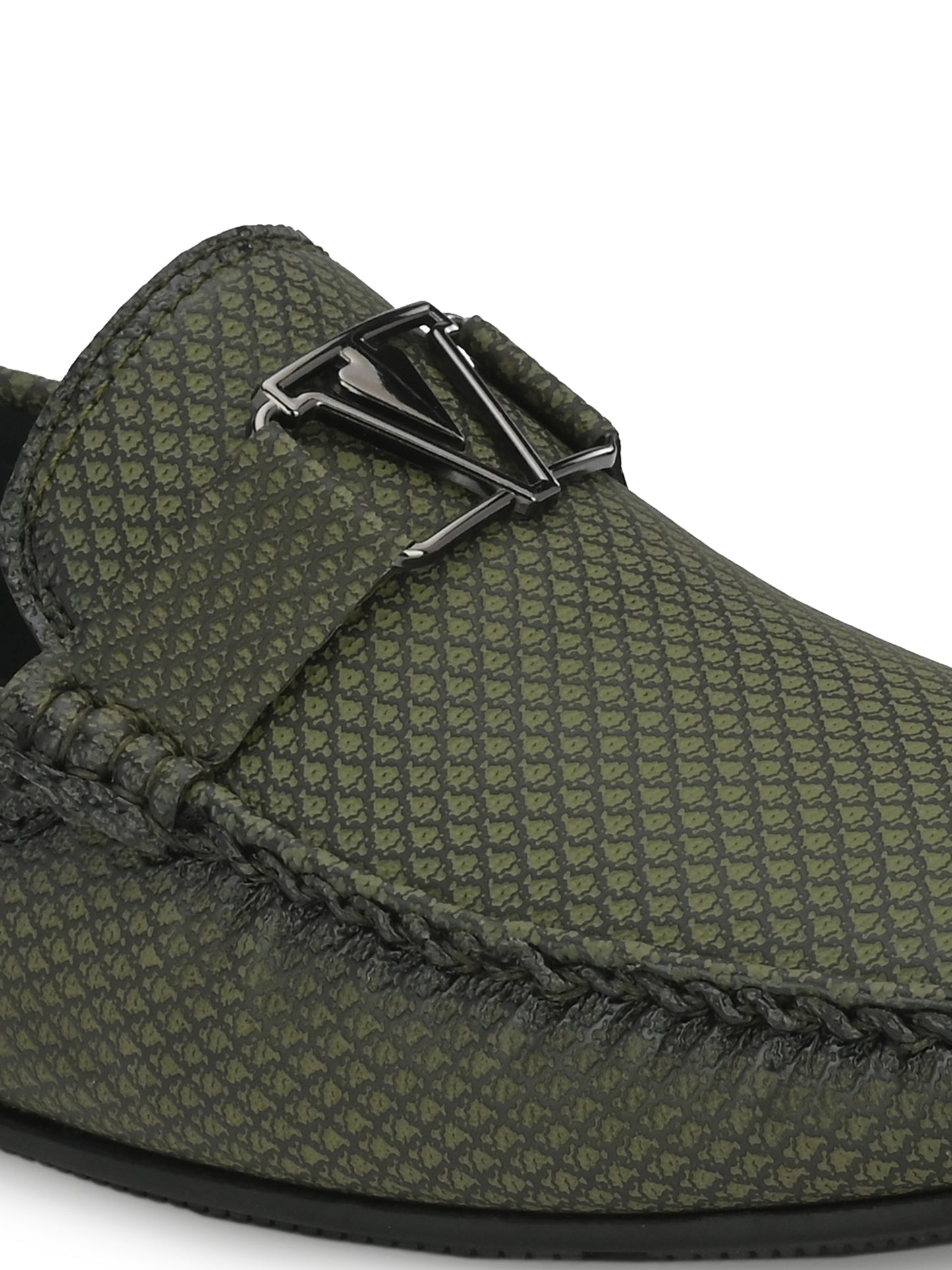 Guava Men's Green Casual Slip On Driving Loafers (GV15JA829)