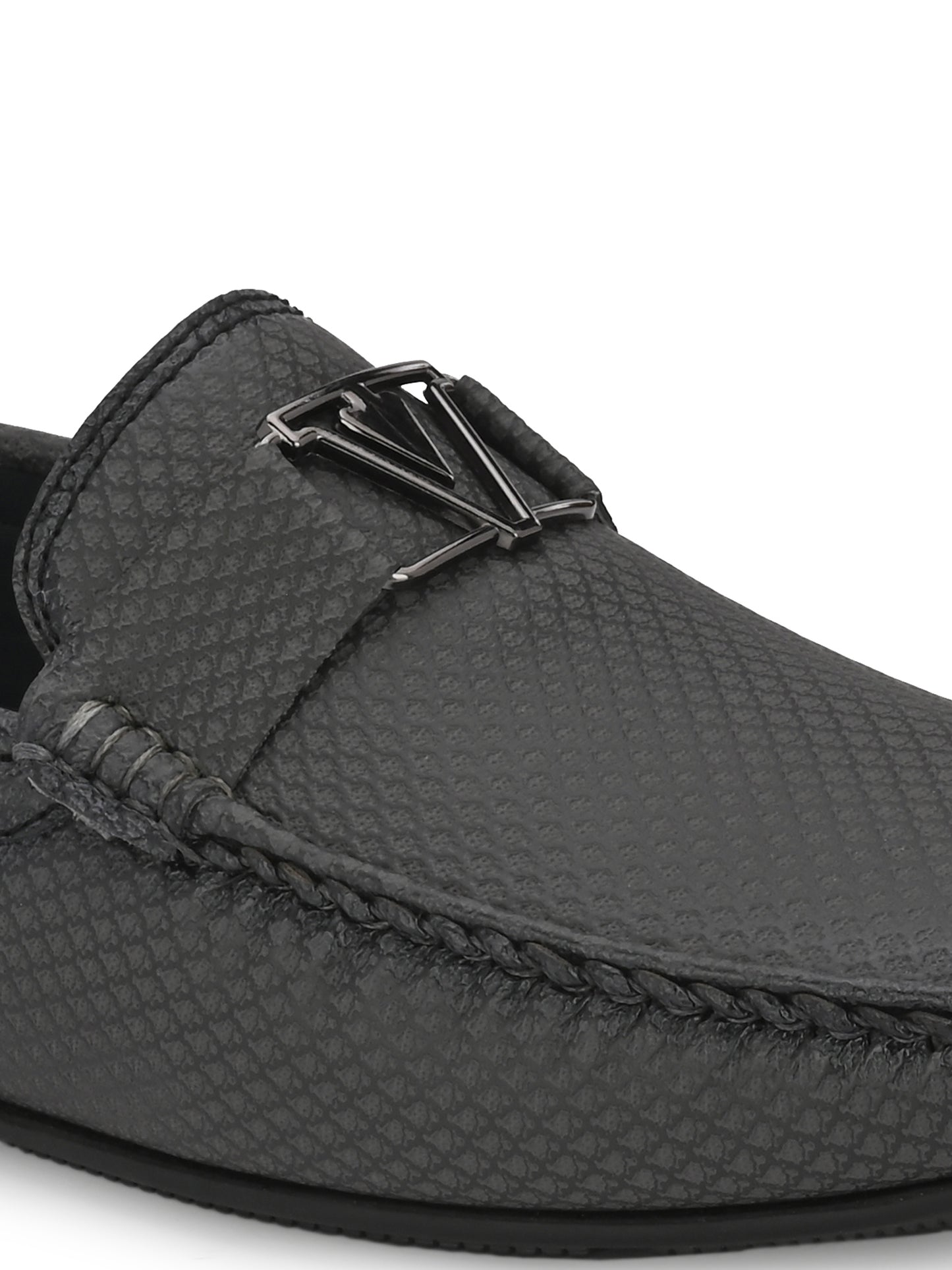 Guava Men's Grey Casual Slip On Driving Loafers (GV15JA830)