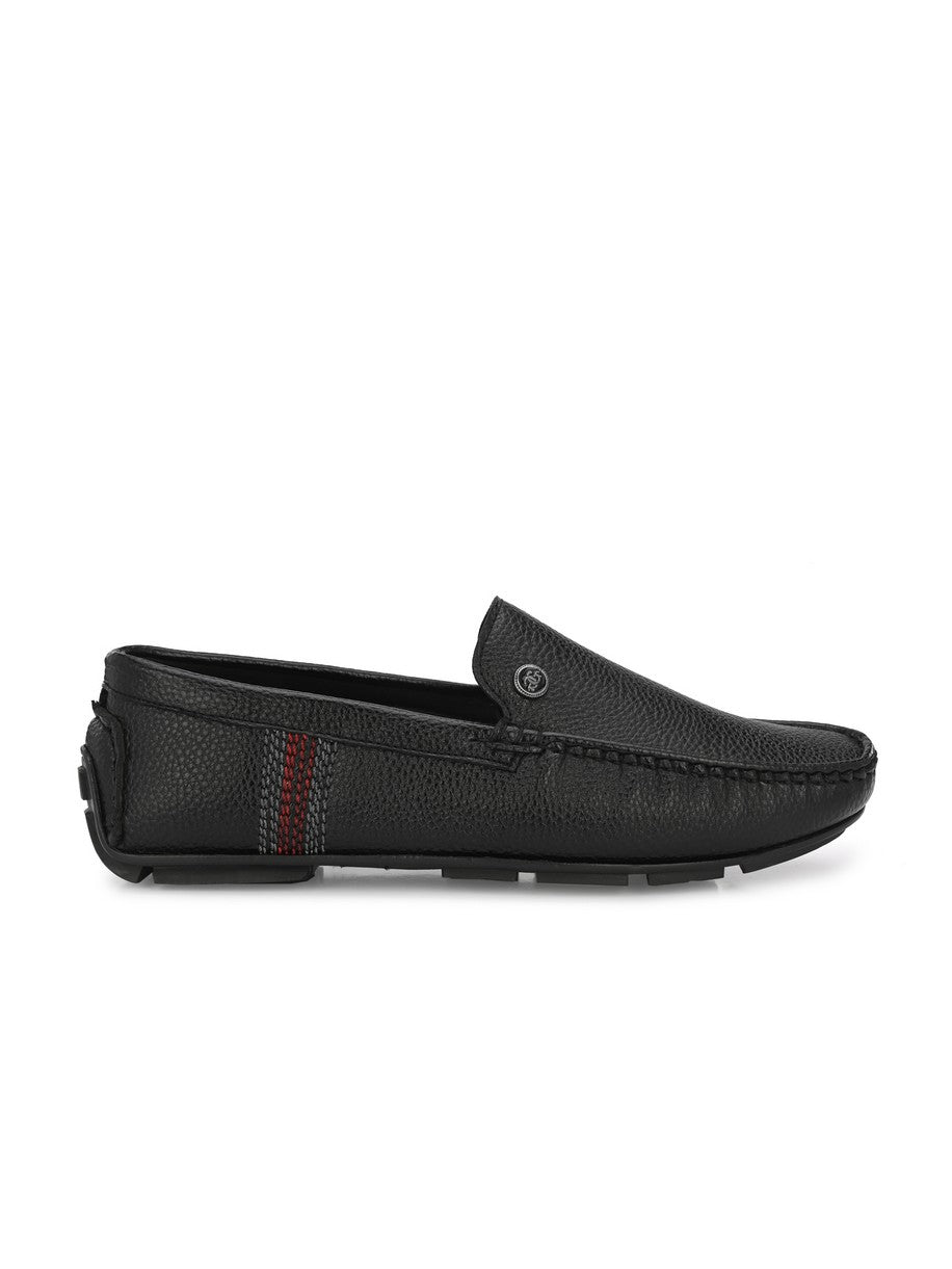 Guava Men's Black Casual Slip On Driving Loafers (GV15JA832)