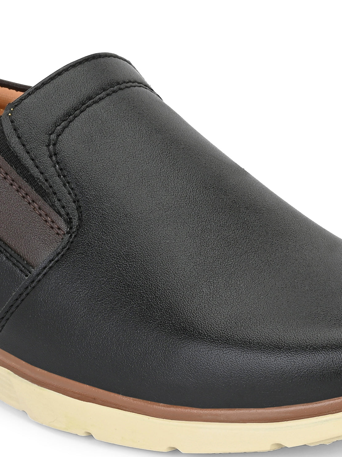 Guava Men's Black Casual Slip On Loafers (GV15JA844)