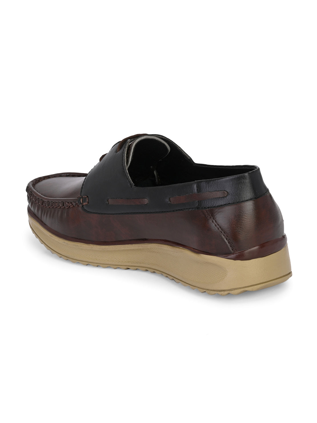 Guava Men's Brown Casual Boat Formal Shoes (GV15JA847)