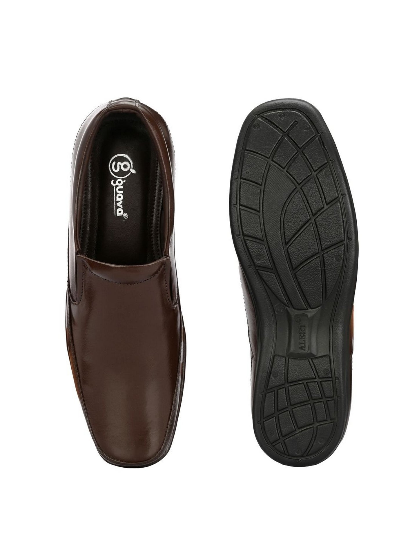 Guava Men's Brown Classic Slip On Shoes GV15JA863