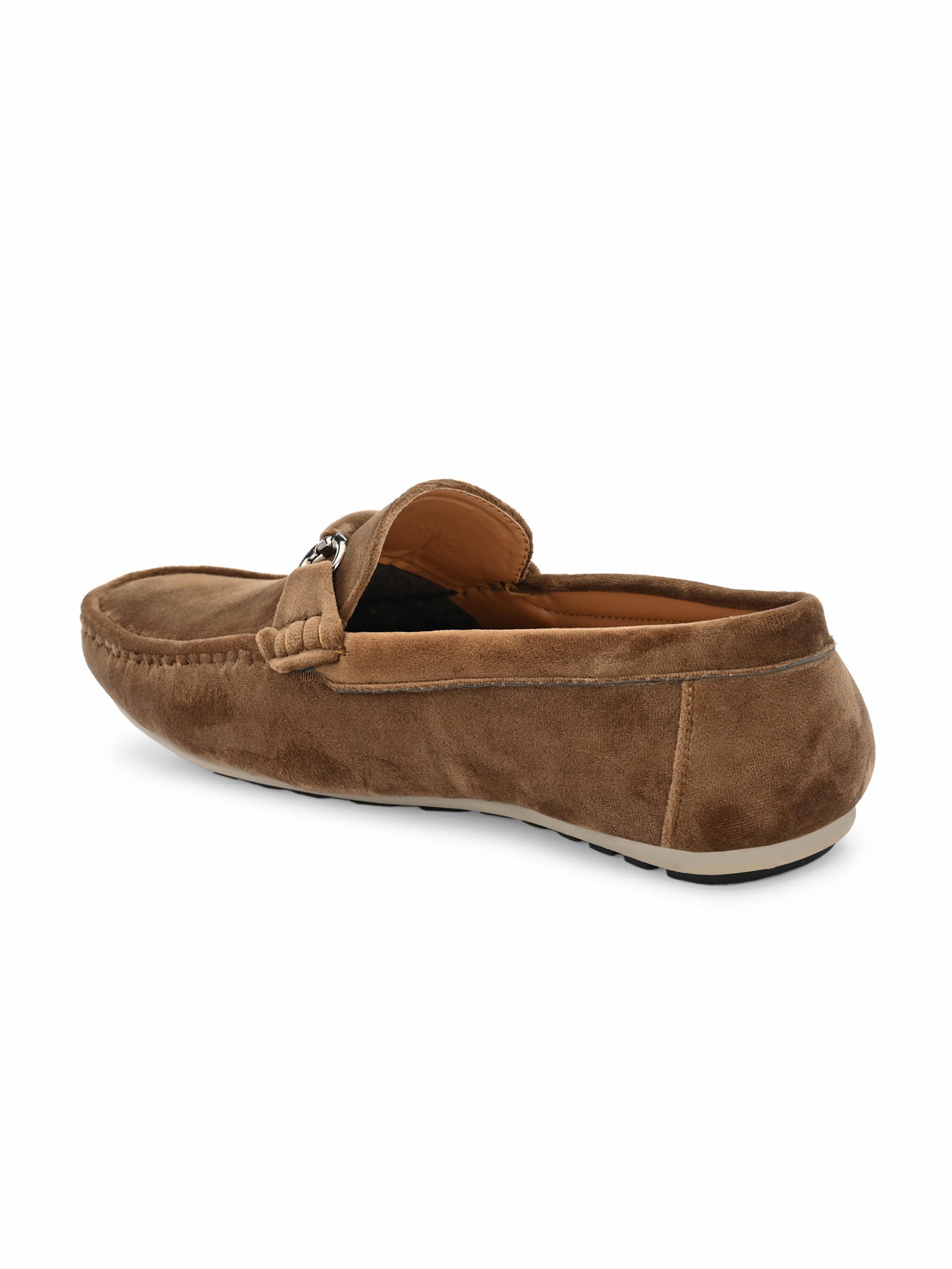 Guava Men's Tan Charming Velvet Slip On Loafers (GV20JA702)