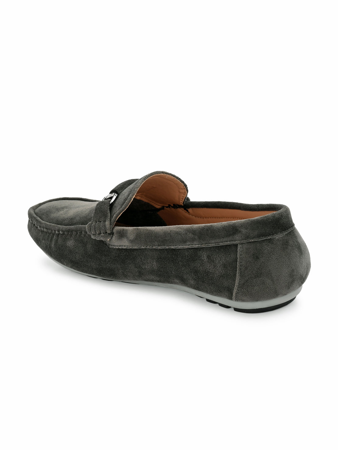 Guava Men's Olive Charming Velvet Slip On Loafers (GV20JA703)