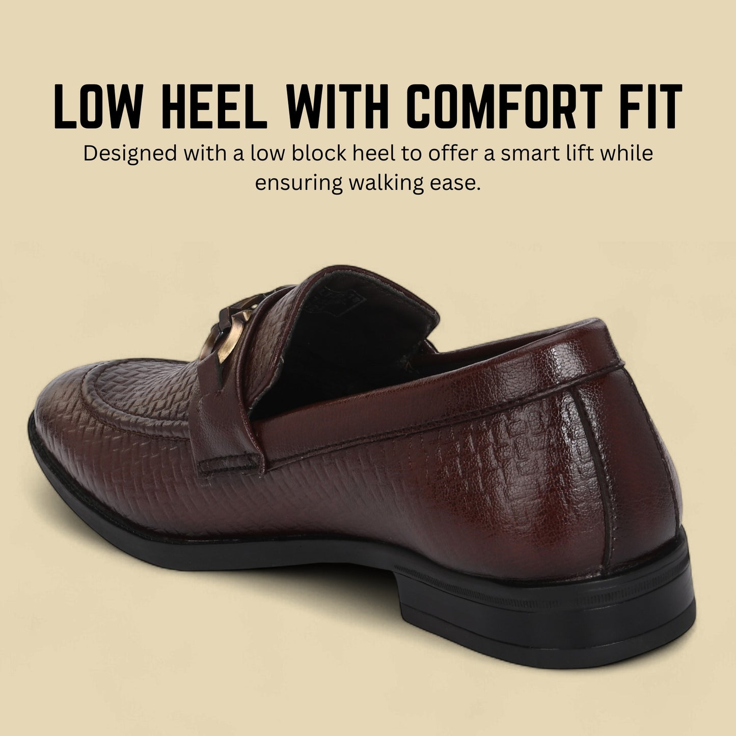 Guava Men's Synthetic Leather Slip-On Slip On Formal Shoes Loafers GV25JA885