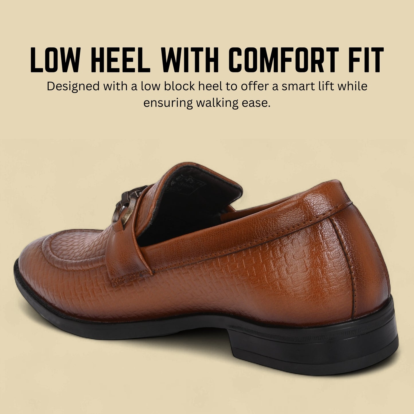 Guava Men's Synthetic Leather Slip-On Slip On Formal Shoes Loafers GV25JA886