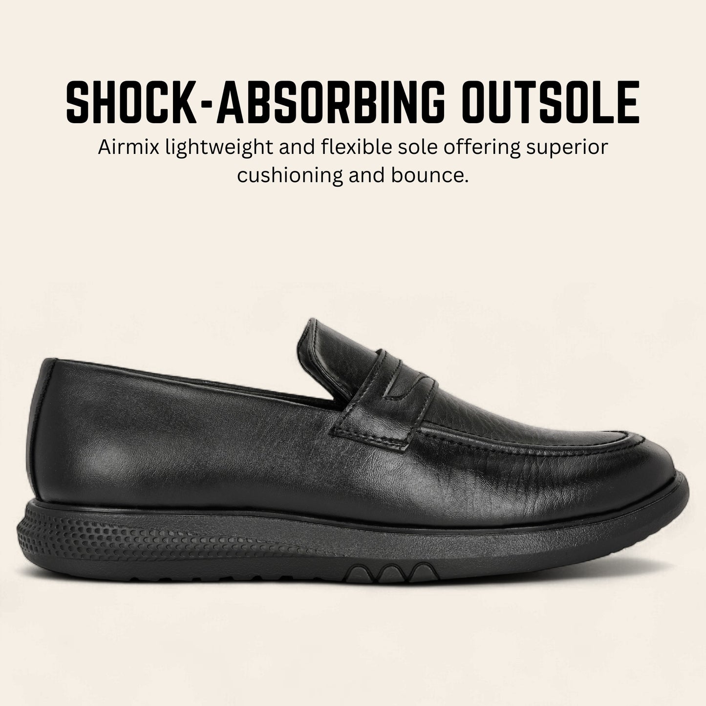 Guava Men's Synthetic Leather Slip-On Slip On Formal Shoes Loafers GV25JA887