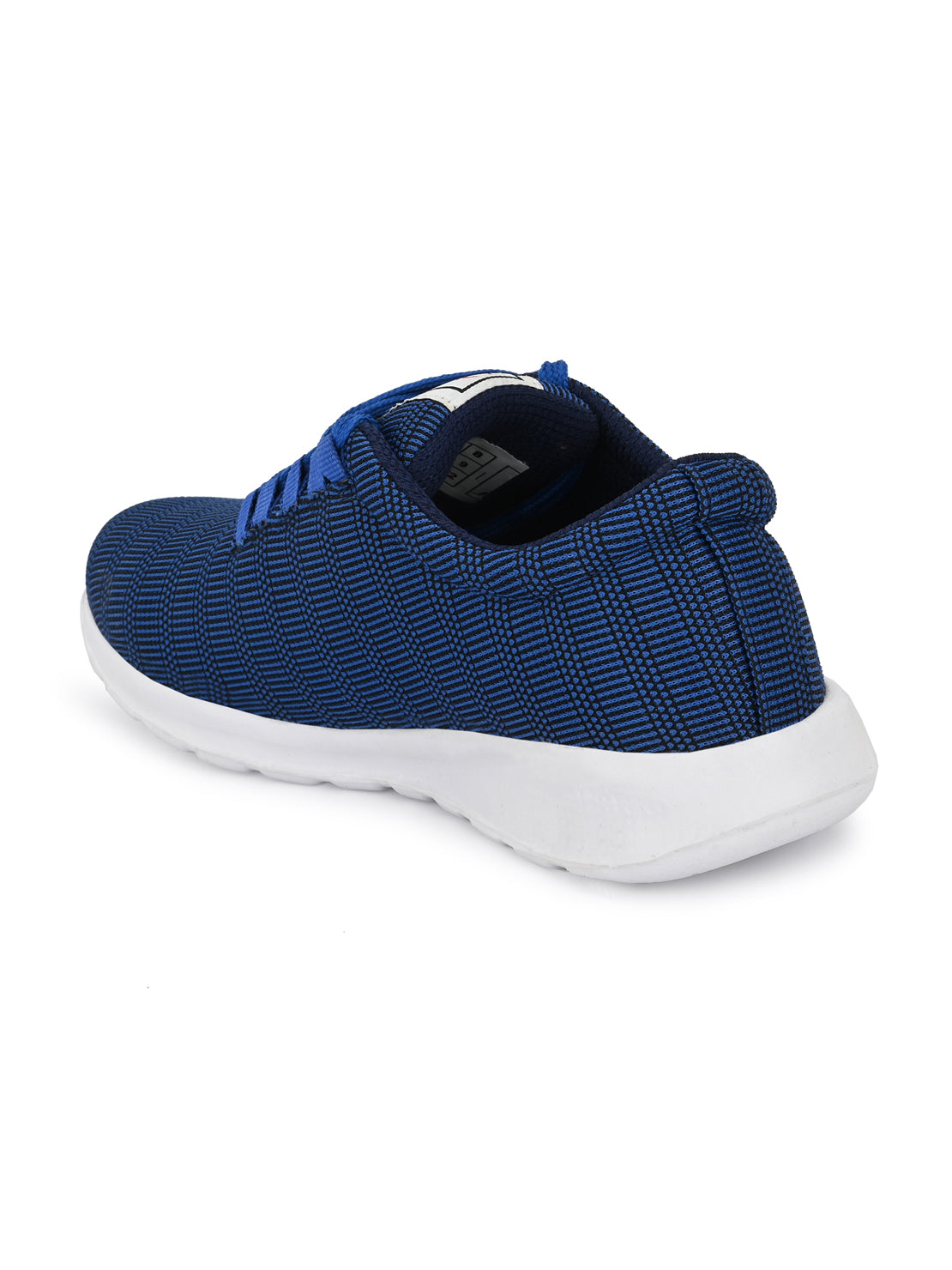 Hirolas® Men's Blue Knitted Running/Walking/Gym Lace Up Sport Shoes (HRL1924RBU)