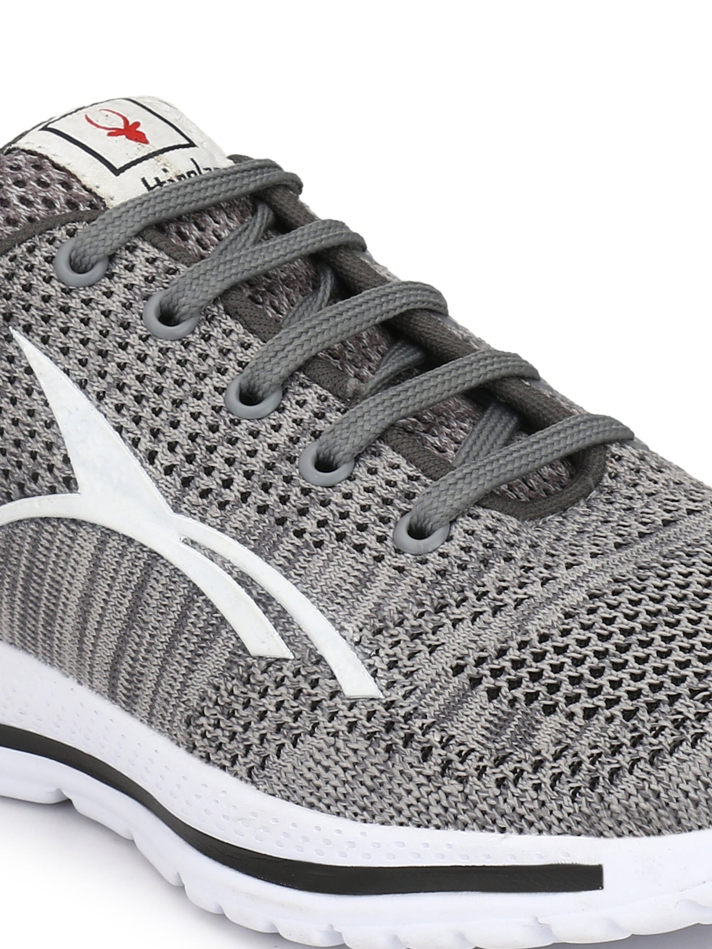 Hirolas® Men's Grey Flyknit Lace-Up Athleisure Sport Shoes