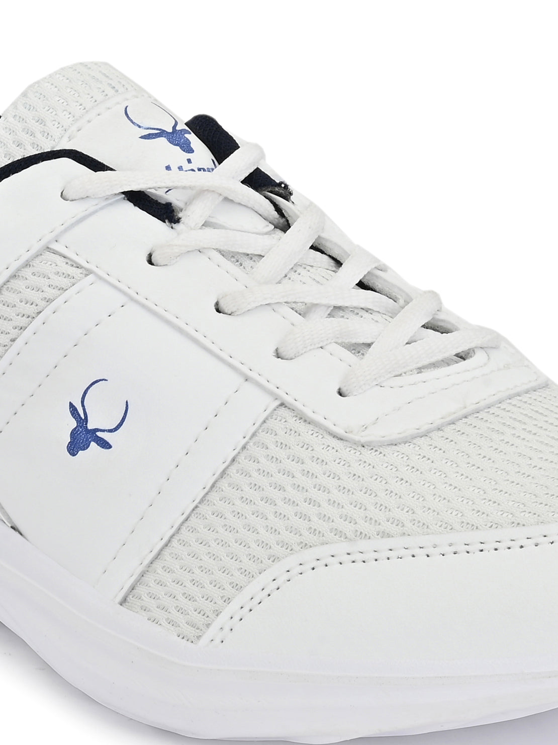 Hirolas® Men's White Synthetic Leather Lace-Up Walking Sport Shoes