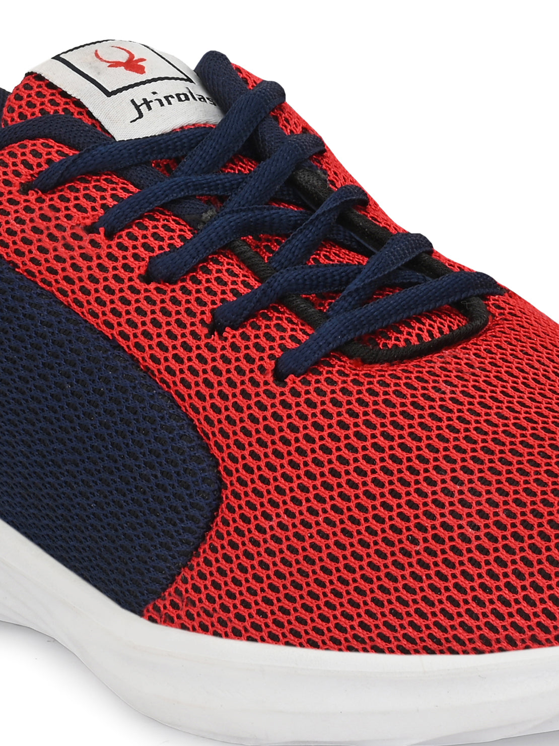 Hirolas® Men's Grey Mesh Running/Walking/Gym Lace Up Sport Shoes (HRL2013BLR)