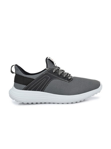 Hirolas® Men's Grey Mesh Running/Walking/Gym Lace Up Sport Shoes (HRL2020GRY)