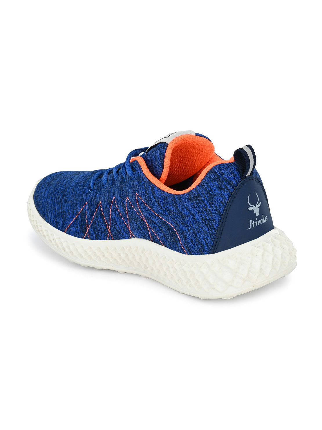 Hirolas® Men's Blue Mesh Running/Walking/Gym Lace Up Sport Shoes (HRL2025BLU)