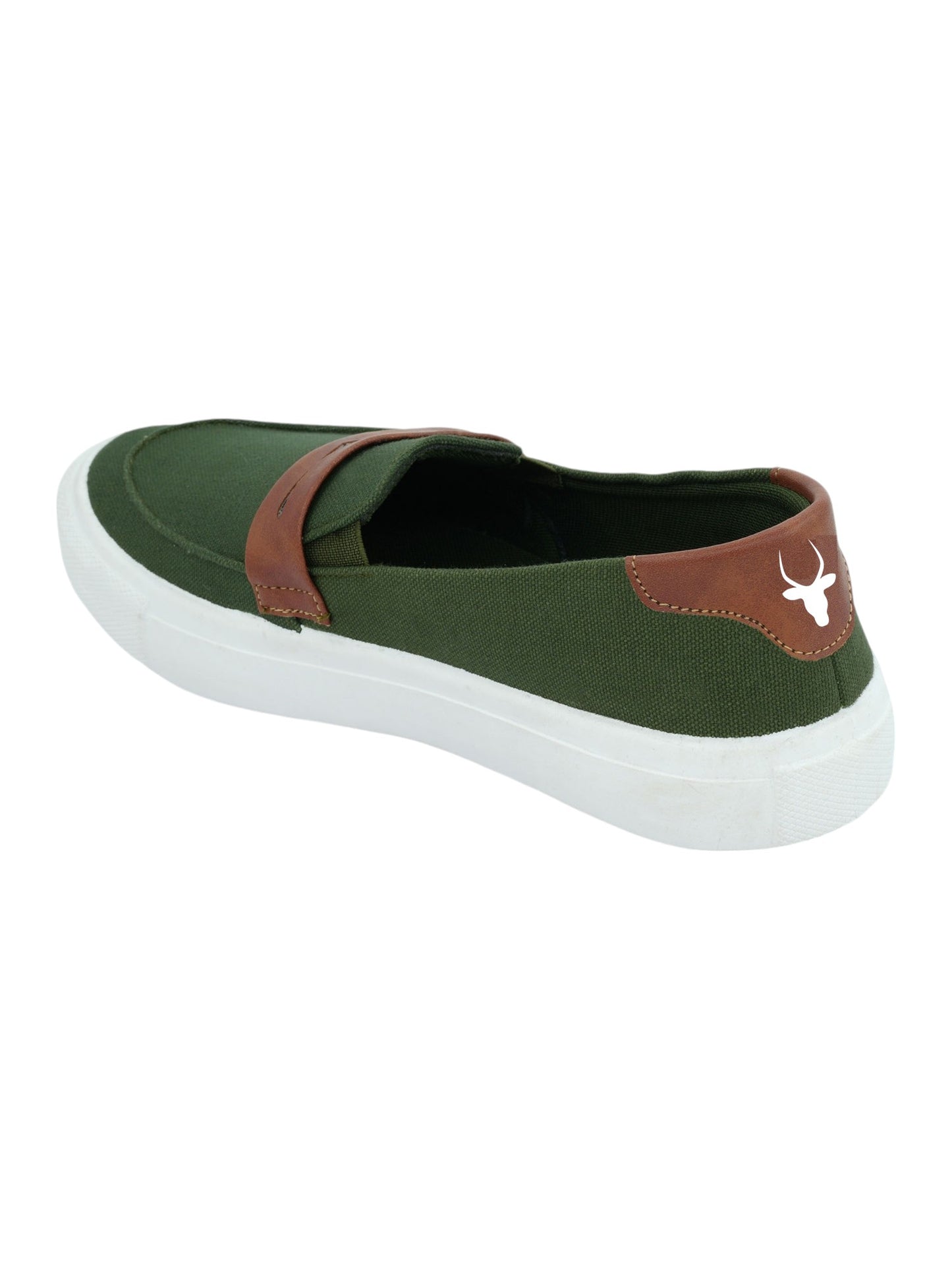 Hirolas® Men's Casual Canvas Loafers - Green -HRL2082GRN