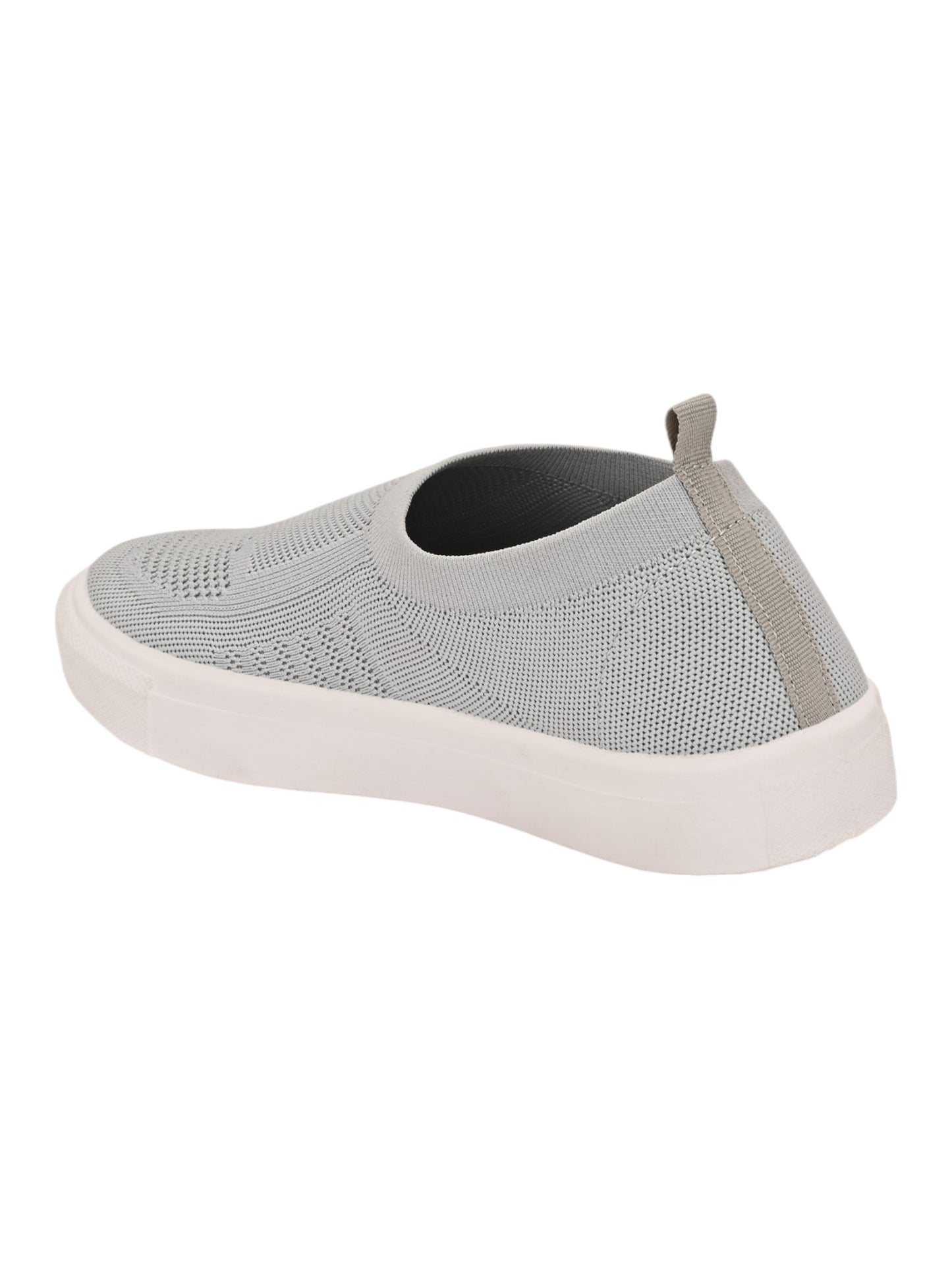 Hirolas® Men's Casual Knitted Slip-On Sneaker - Light Grey -HRL2083LGY