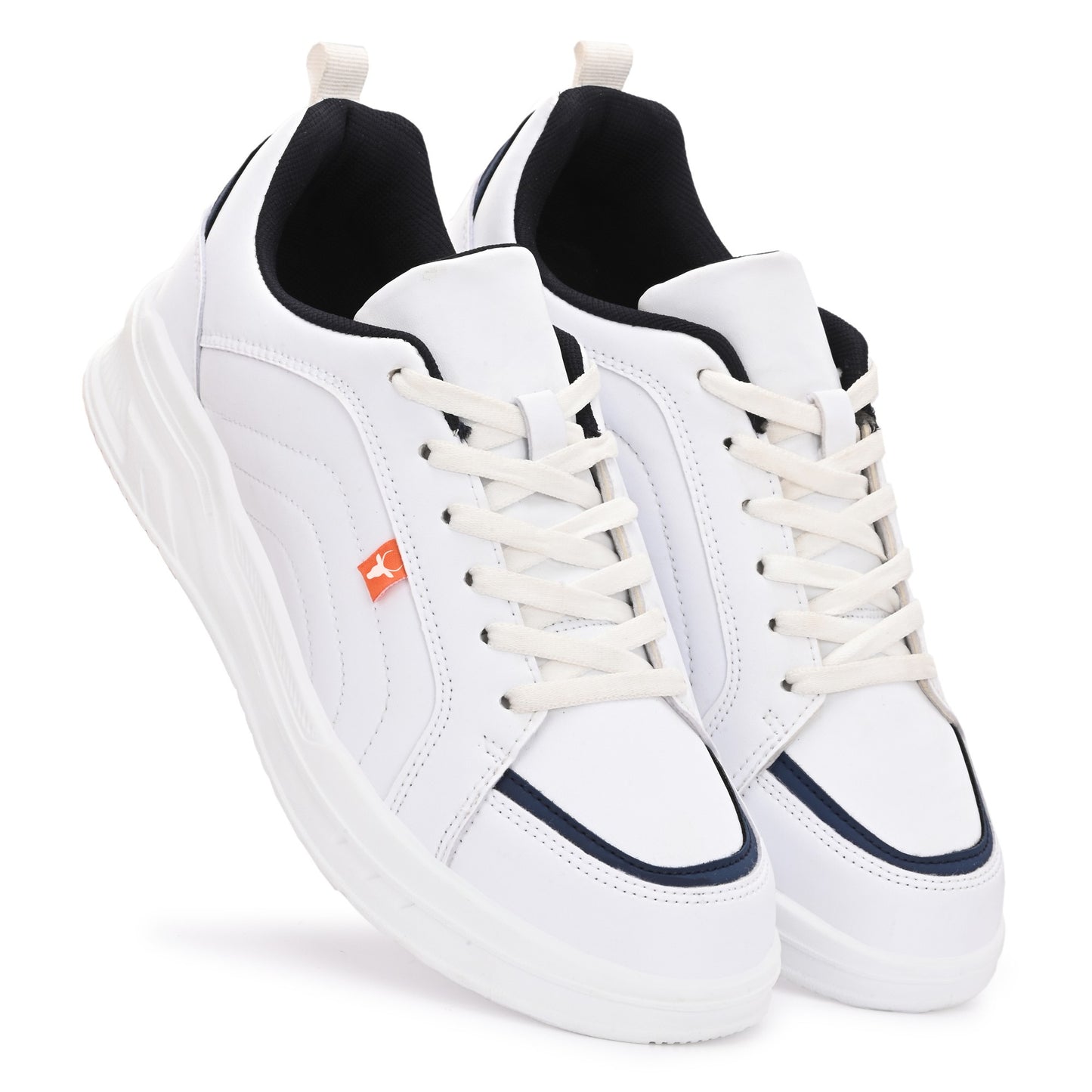 Hirolas Men’s White Comfortable Everyday Sneaker Shoes