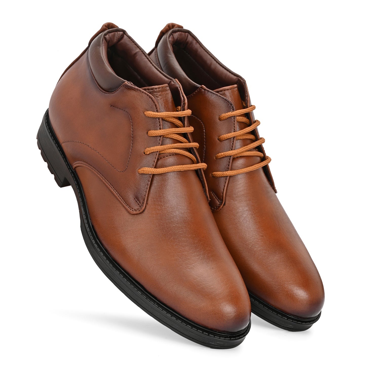 Hirolas Men's Street line Tan Ankle Boots