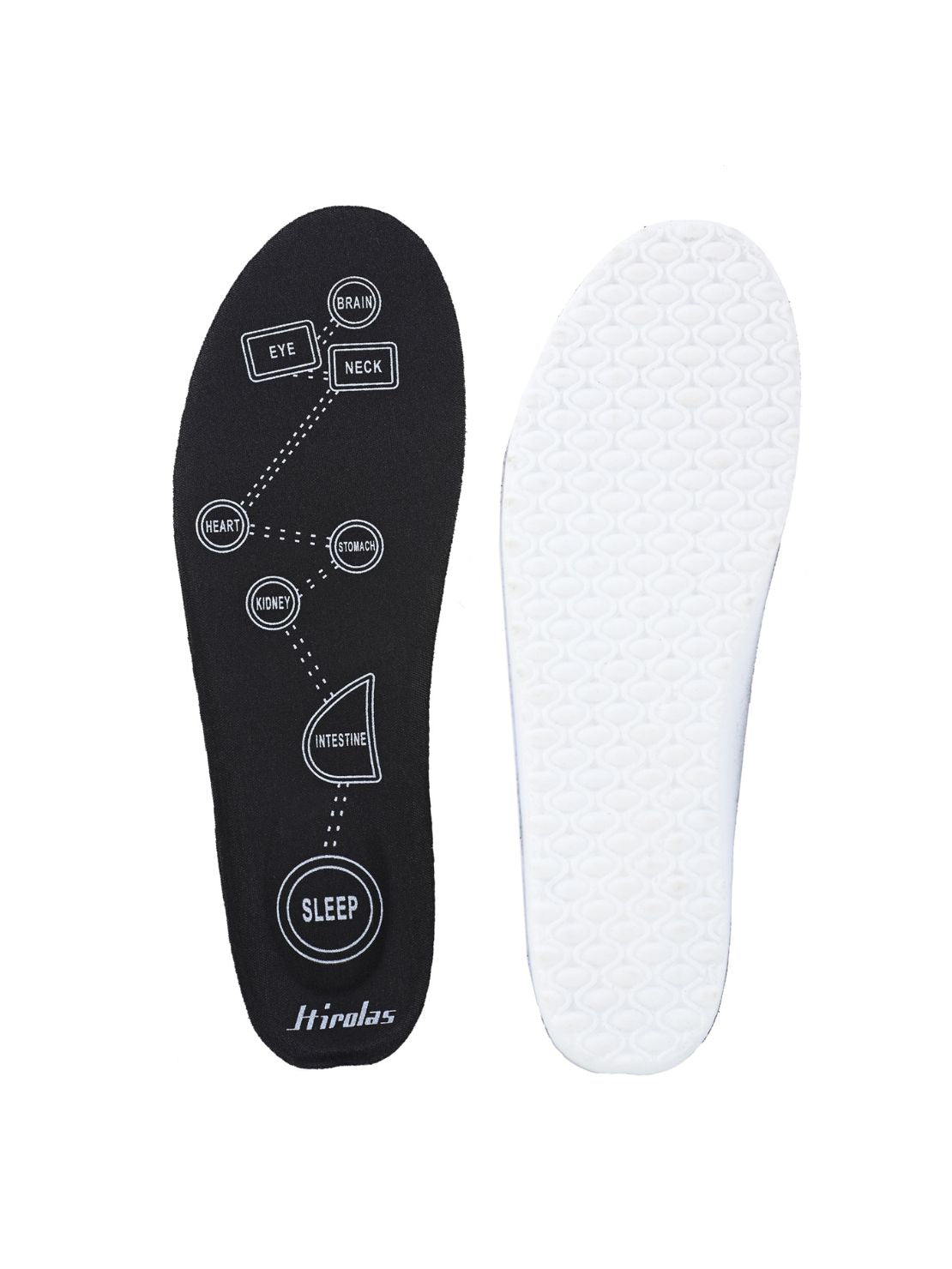 Hirolas Black PU Insole foam Shoe Heels for all Shoes makes shoes Super Soft & Comfortable | PU Insoles|Cushioning for Feet Relief, Comfortable Insoles