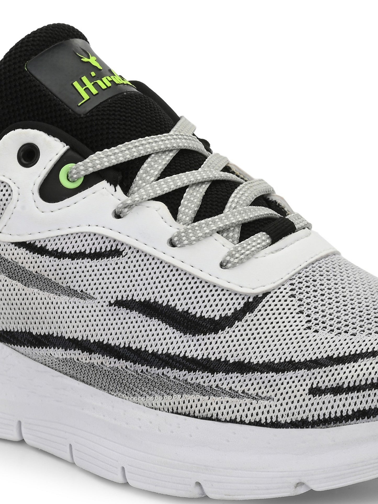Hirolas® Men's Cloudwalk Knitted Sports Running Sneakers Shoes. - Light Grey/Black HRLMP04GRB