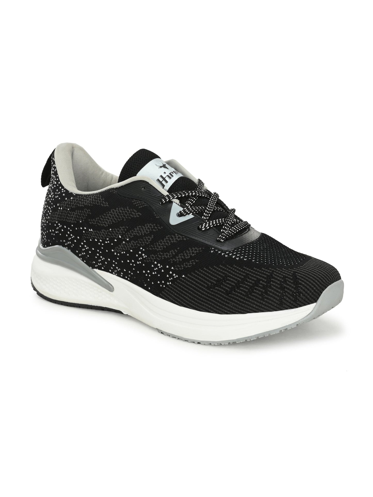 Hirolas® Men's FlexKnit Running Sport Shoes - Black HRLMP07BLK
