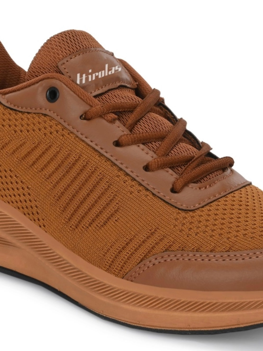 Hirolas® Men's FlexKnit Running Sneakers Sport Shoes - Tan HRLMP09TAN