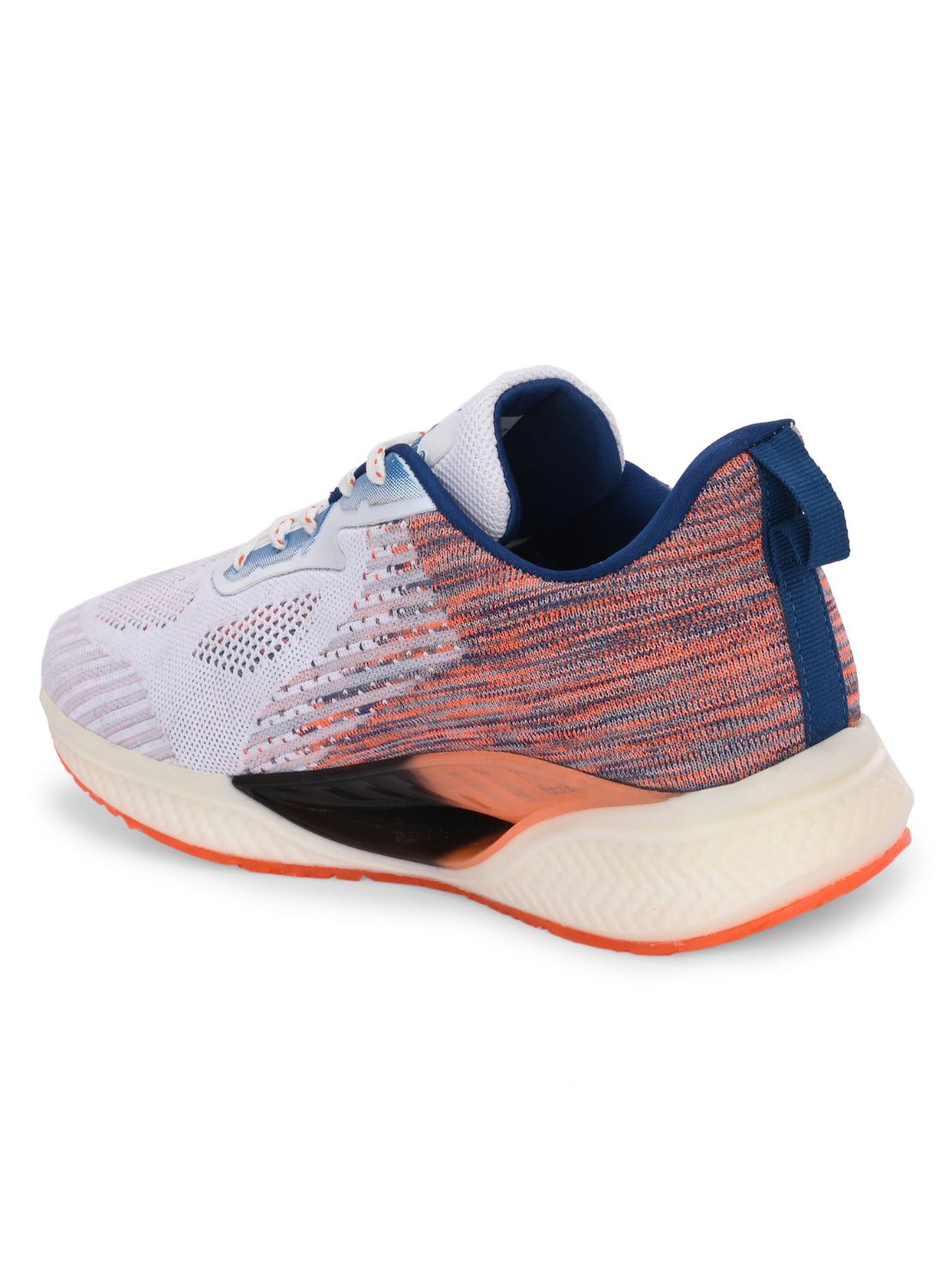 Hirolas® Men's Cloudwalk Knitted Sports Running Sport Shoes - White/Orange HRLMP11WOG