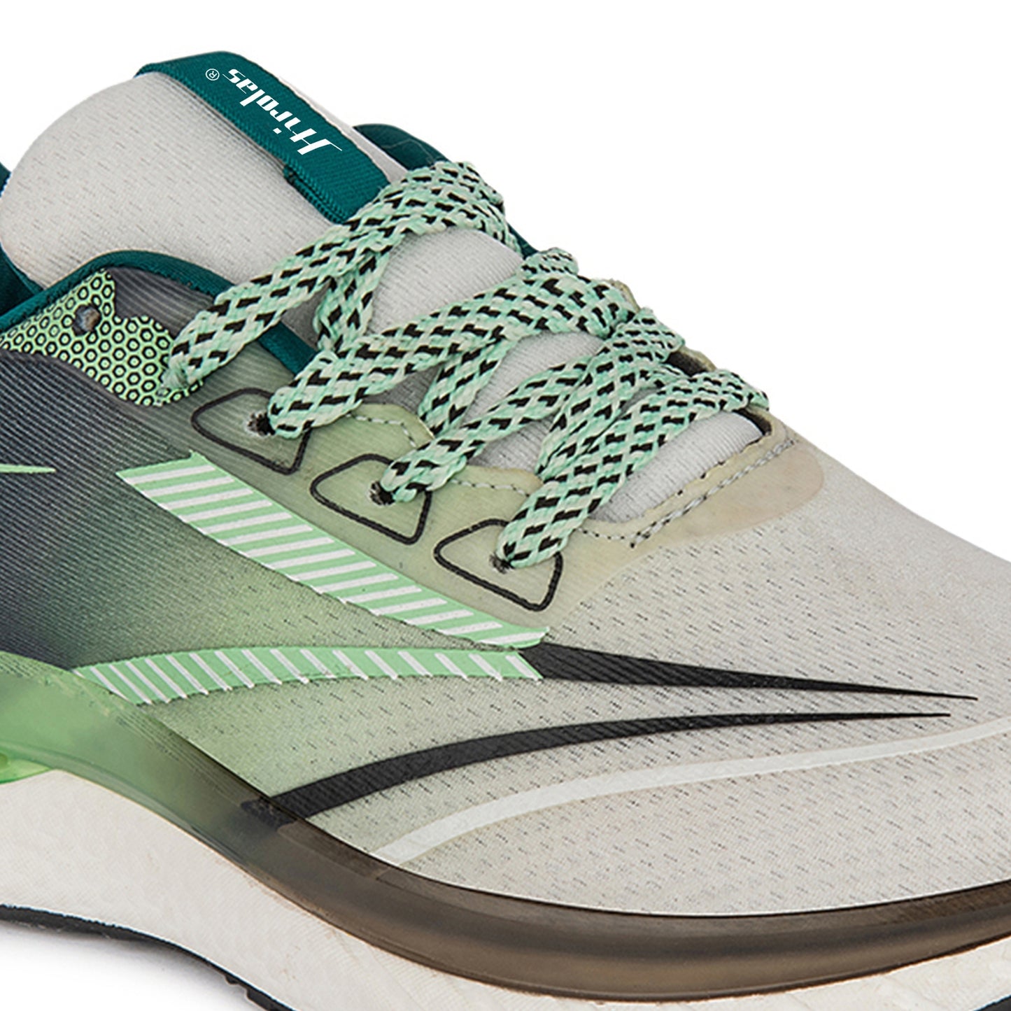 Hirolas Men's AirBlaze Mesh Running Sport Shoes Green/White HRLMP13GRN