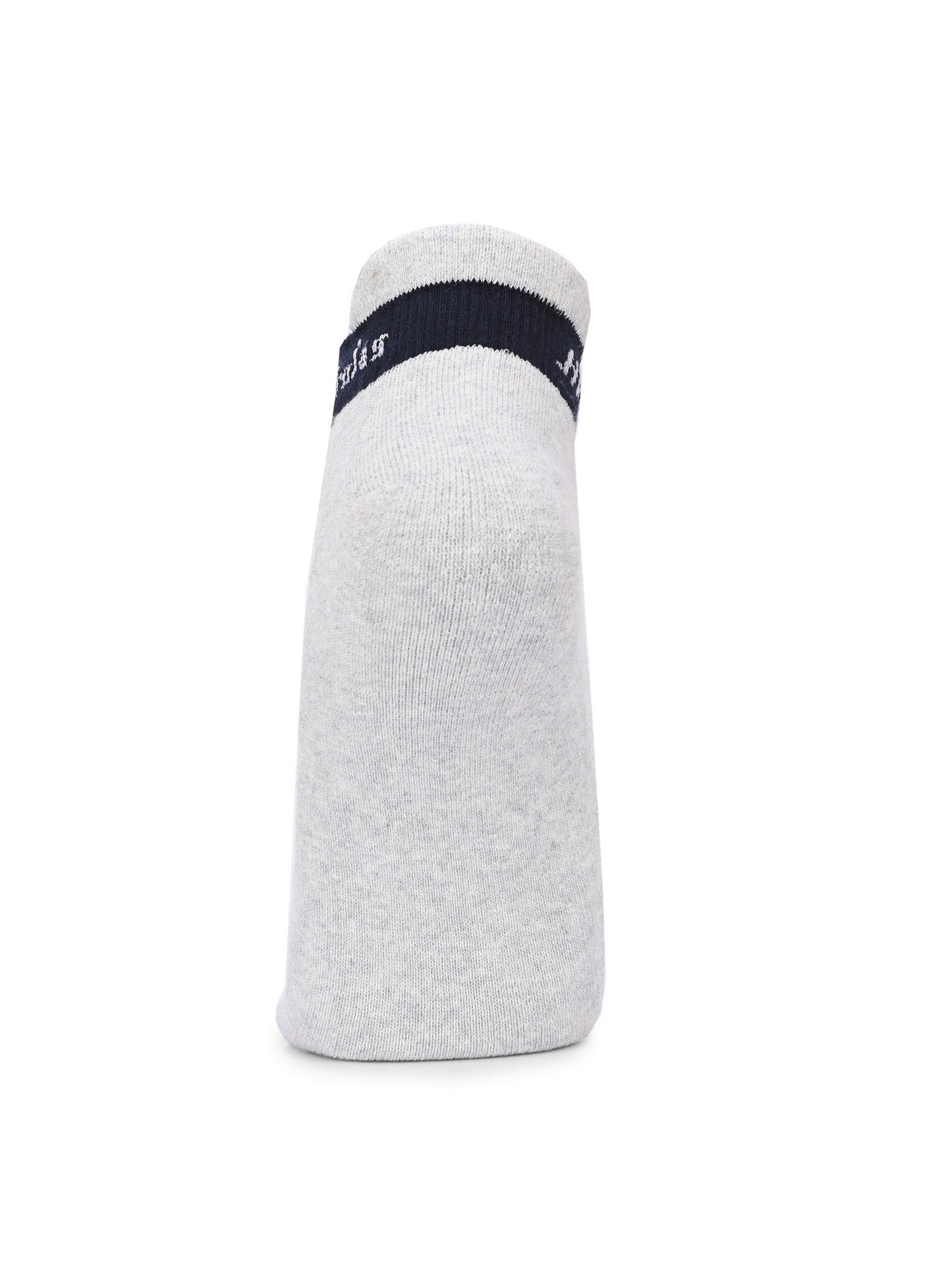 Hirolas thick cotton Half Terry cushioned Anti-Odour Breathable Antibacterial Gym, Running, Performance Athletic Running Ankle length Sports Socks for Men (Free Size) | Made with 100% Combed Cotton and Spandex (Black, Navy, White) - Pack of 3 socks