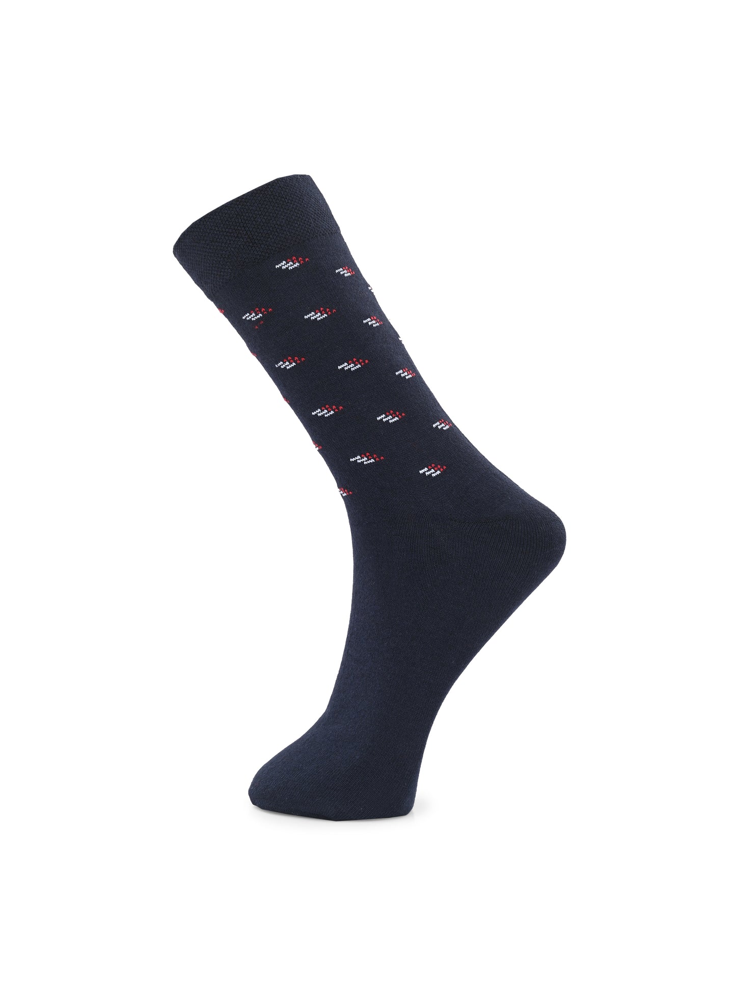 Hirolas Cotton Anti-Odour Breathable Antibacterial business Formal/office wear Crew full length Socks for Men (Free Size) | Made with 100% Combed Cotton and Spandex (Navy, White, Grey) - Pack of 3 socks