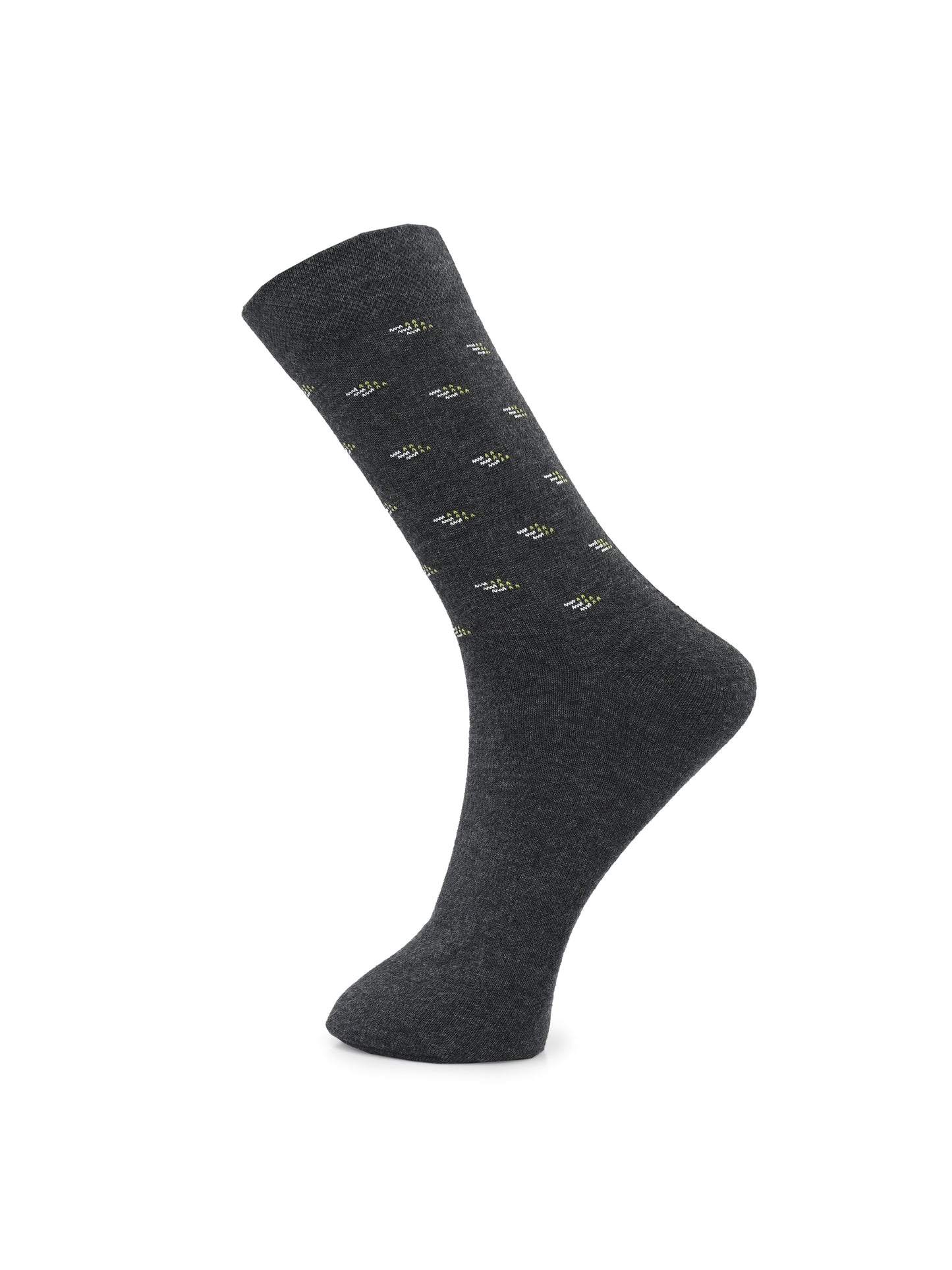 Hirolas Cotton Anti-Odour Breathable Antibacterial business Formal/office wear Crew full length Socks for Men (Free Size) | Made with 100% Combed Cotton and Spandex (Navy, White, Grey) - Pack of 3 socks