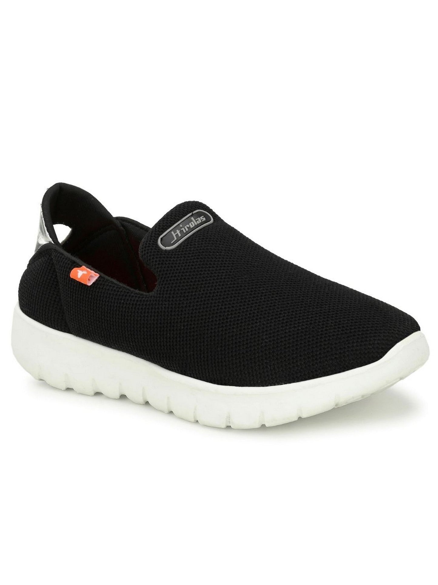 Hirolas® Women Black Mesh Fitness Slip-On Sports_Shoes (HRLWF14BLK)