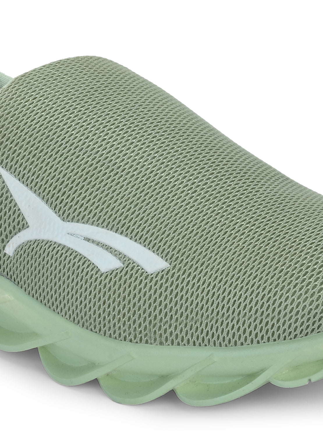 Hirolas® Women Olive Comfort Slip-On Walking Sports_Shoes (HRLWF16GRN)