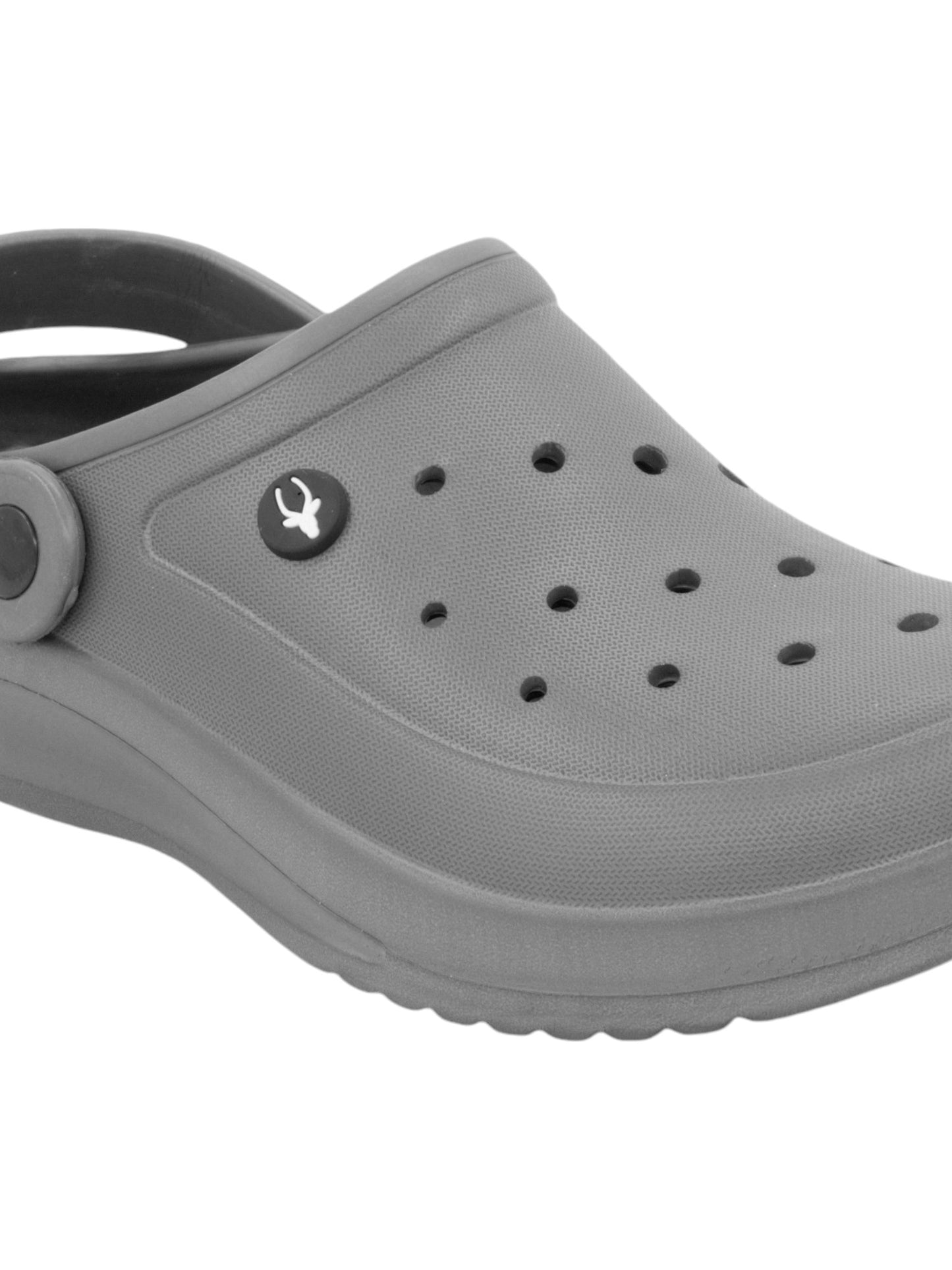 Hirolas® Men’s Ultra-Comfort Cushioned Fluffy Clogs Sliders - Grey HROMCL07GRY