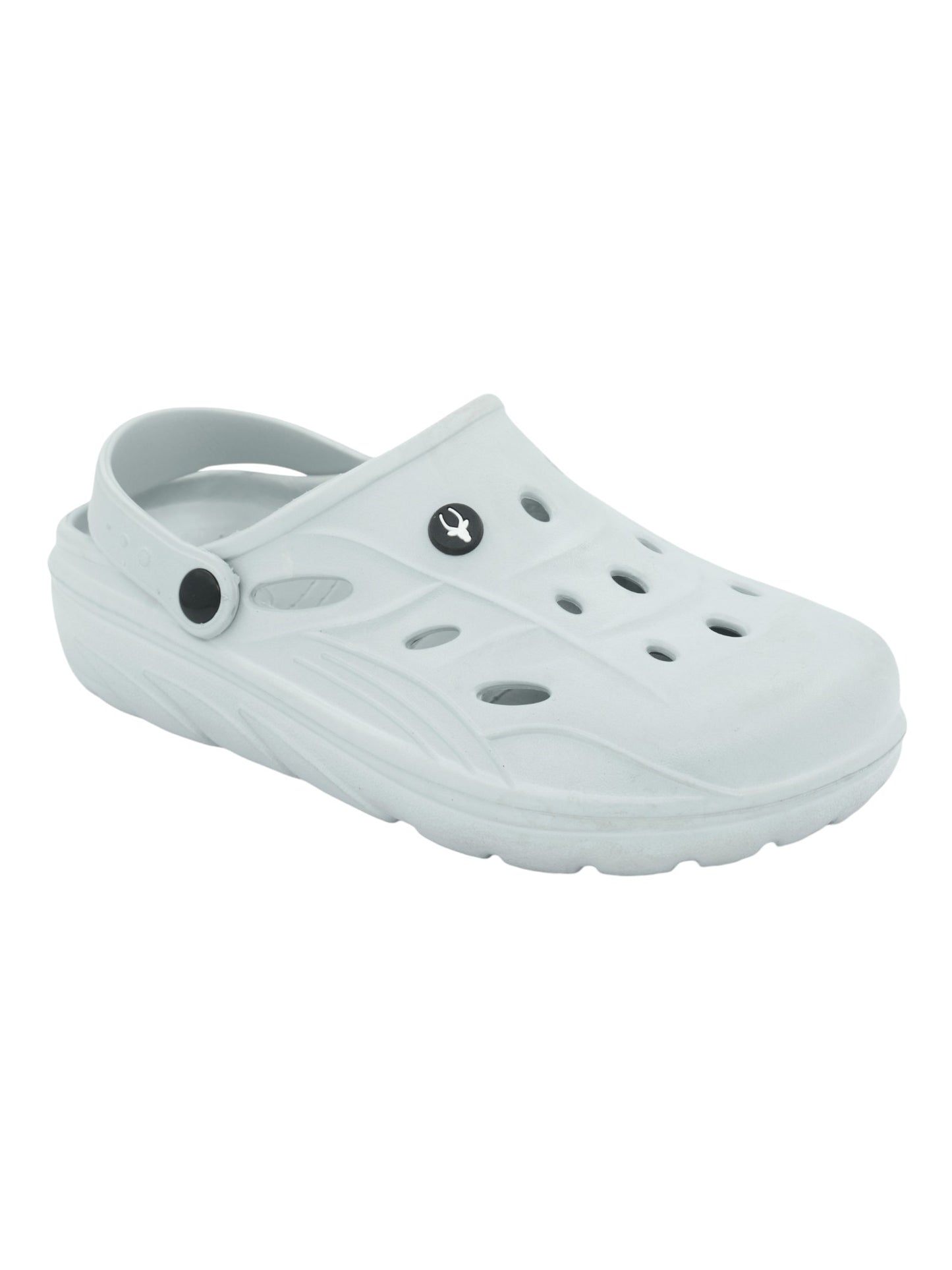 Hirolas® Men’s Cushioned Fluffy Ultra-Comfort Clogs Sliders - Light Grey HROMCL08LGRY