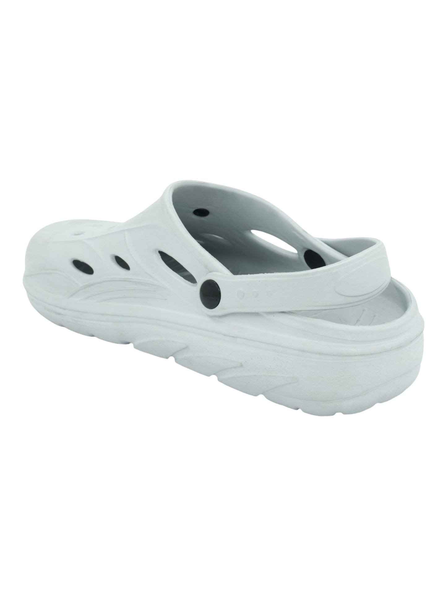 Hirolas® Men’s Cushioned Fluffy Ultra-Comfort Clogs Sliders - Light Grey HROMCL08LGRY
