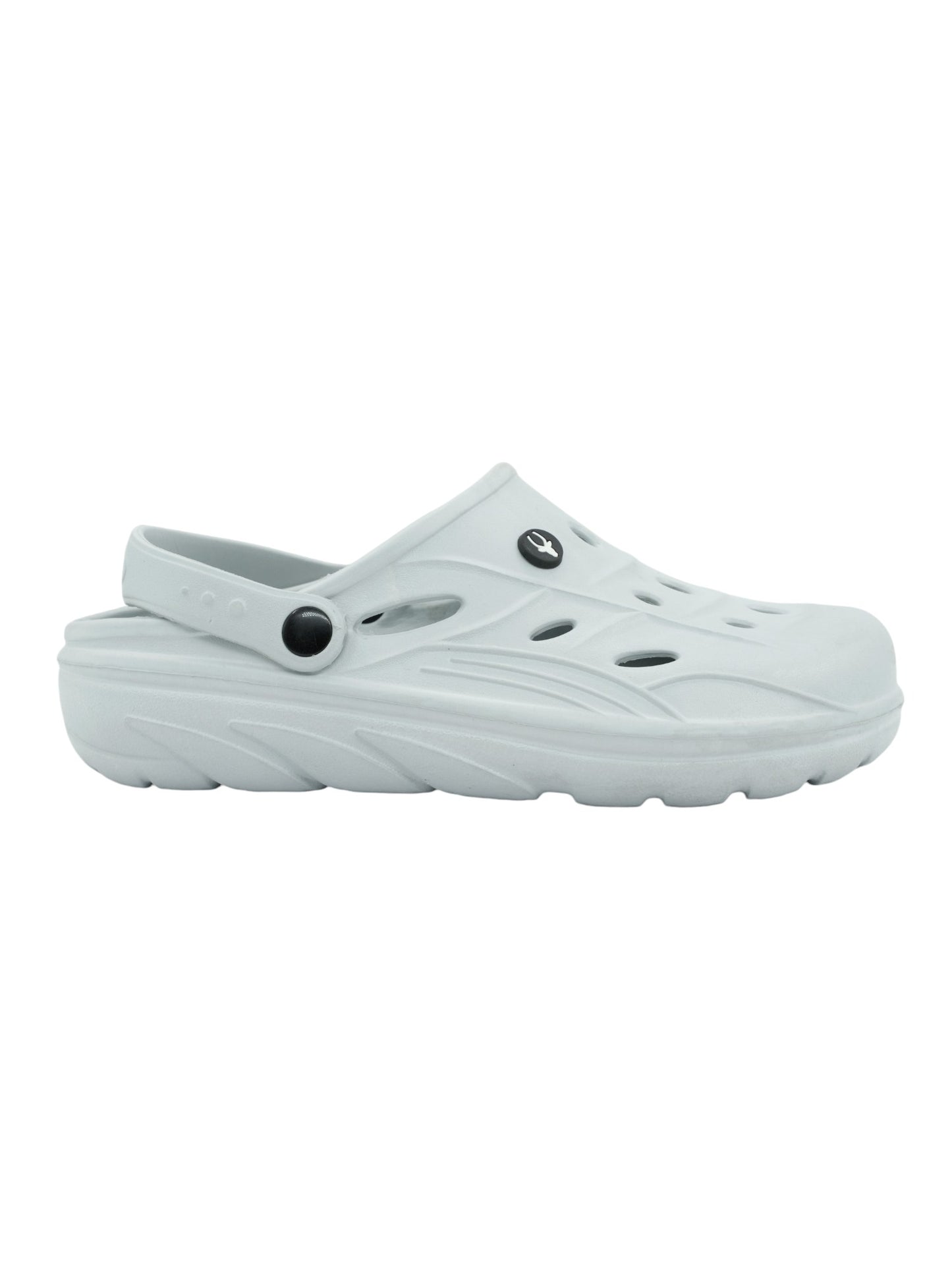Hirolas® Men’s Cushioned Fluffy Ultra-Comfort Clogs Sliders - Light Grey HROMCL08LGRY