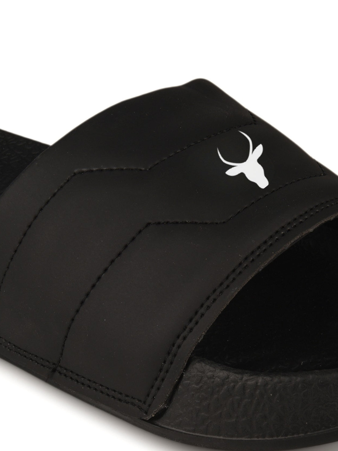 Hirolas CloudStep Slides for Men's | Lightweight EVA Sole | Cushioned Comfort | Indoor Outdoor Black Slippers