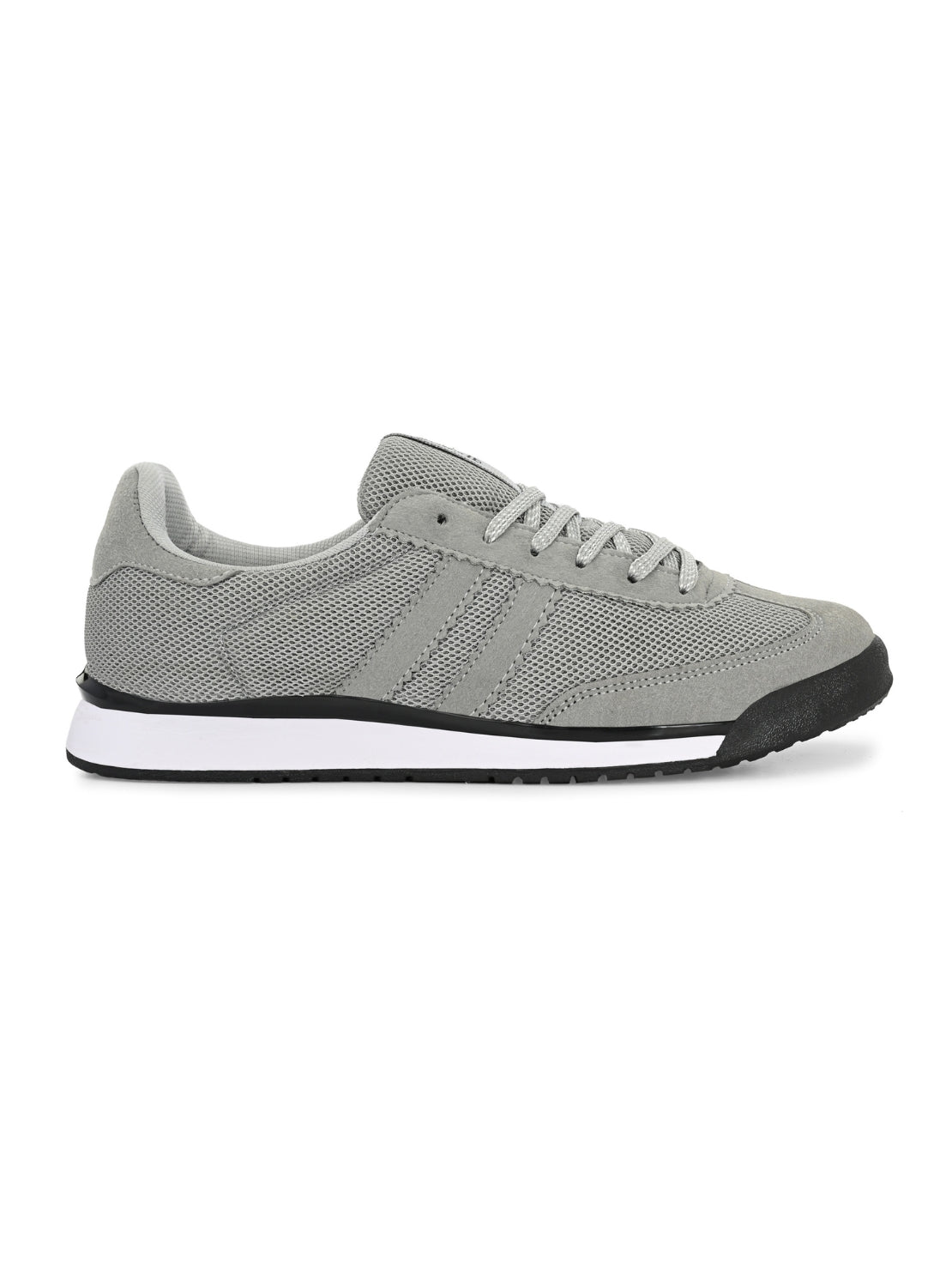 Hirolas Men's Grey Running Shoes Lightweight Breathable Mesh Sneaker N