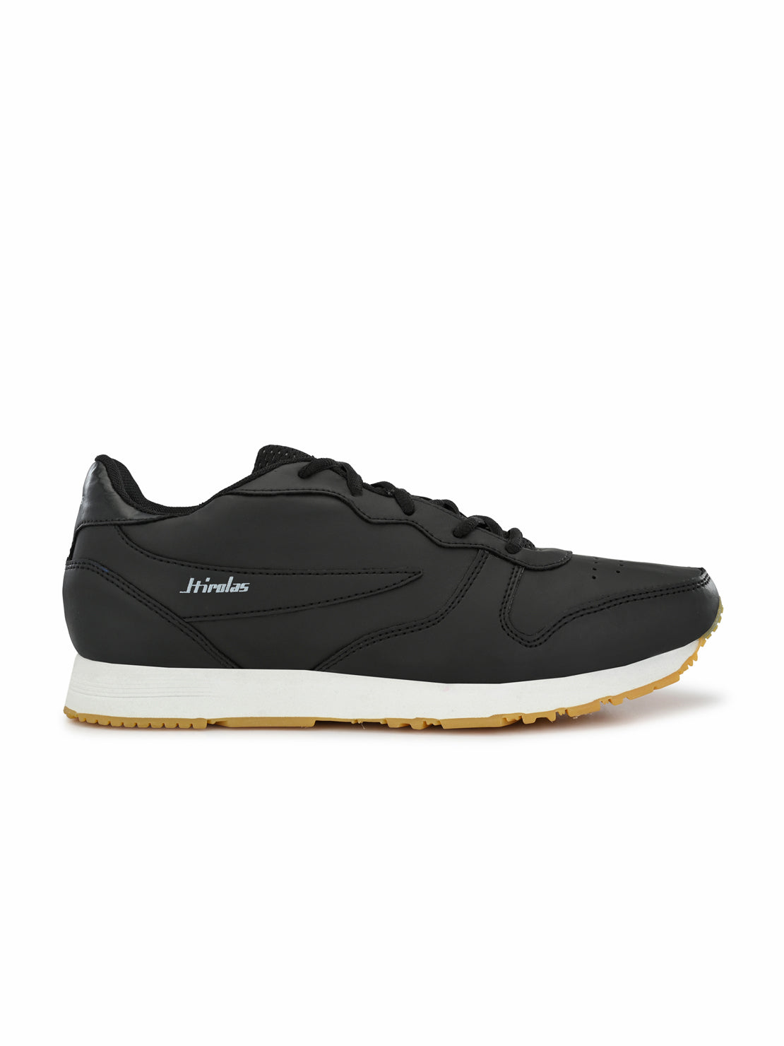 Hirolas® Men's Black Multisports Lace Up Sneaker Sport Shoes (HRL1953BHN)