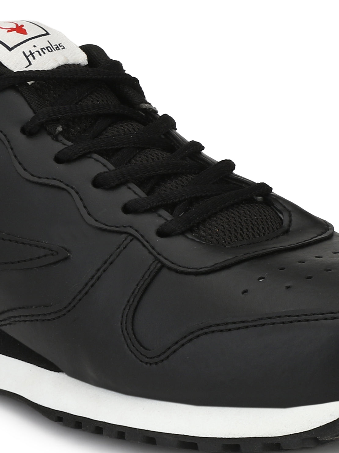 Hirolas® Men's Black Multisports Lace Up Sneaker Sport Shoes (HRL1953BLK)