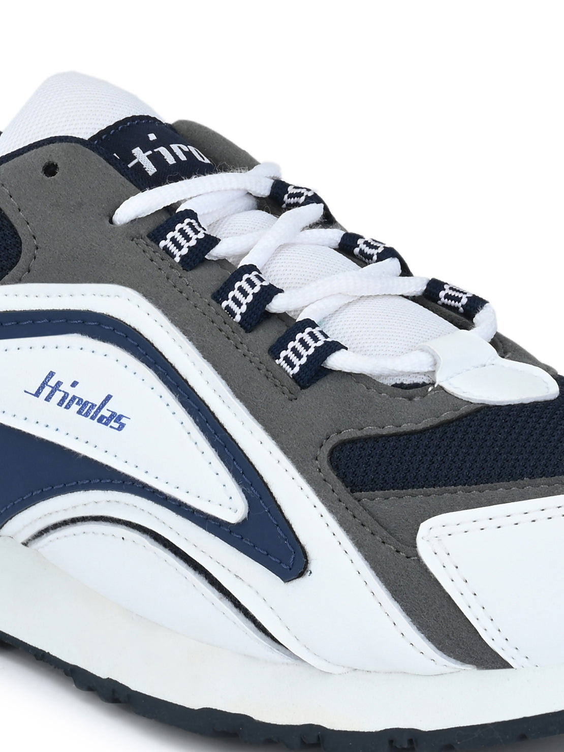 Hirolas® Men's White/Blue Multisports Lace Up Sneaker Sport Shoes (HRL1971URO)