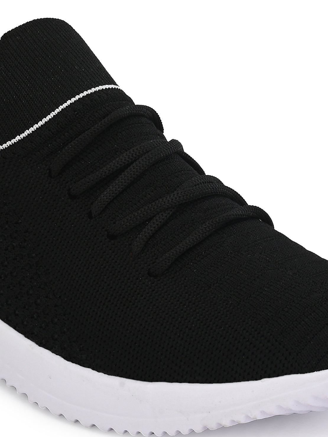 Hirolas® Women Black Casual Running Walking Jogging Gym comfortable Athletic Lace-Up Sports_Shoes (HRLWF01BLK)