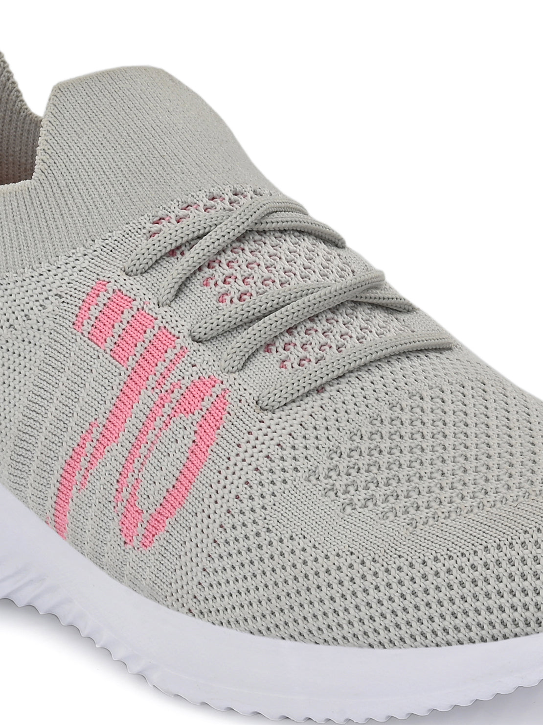 Hirolas® Women Grey Casual Running Walking Jogging Gym comfortable Athletic Lace-Up Sports_Shoes (HRLWF08GRY)