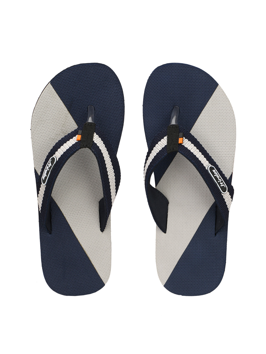 Hirolas® Men's Blue Fabrication Flip-Flops (HROFF02BUG)