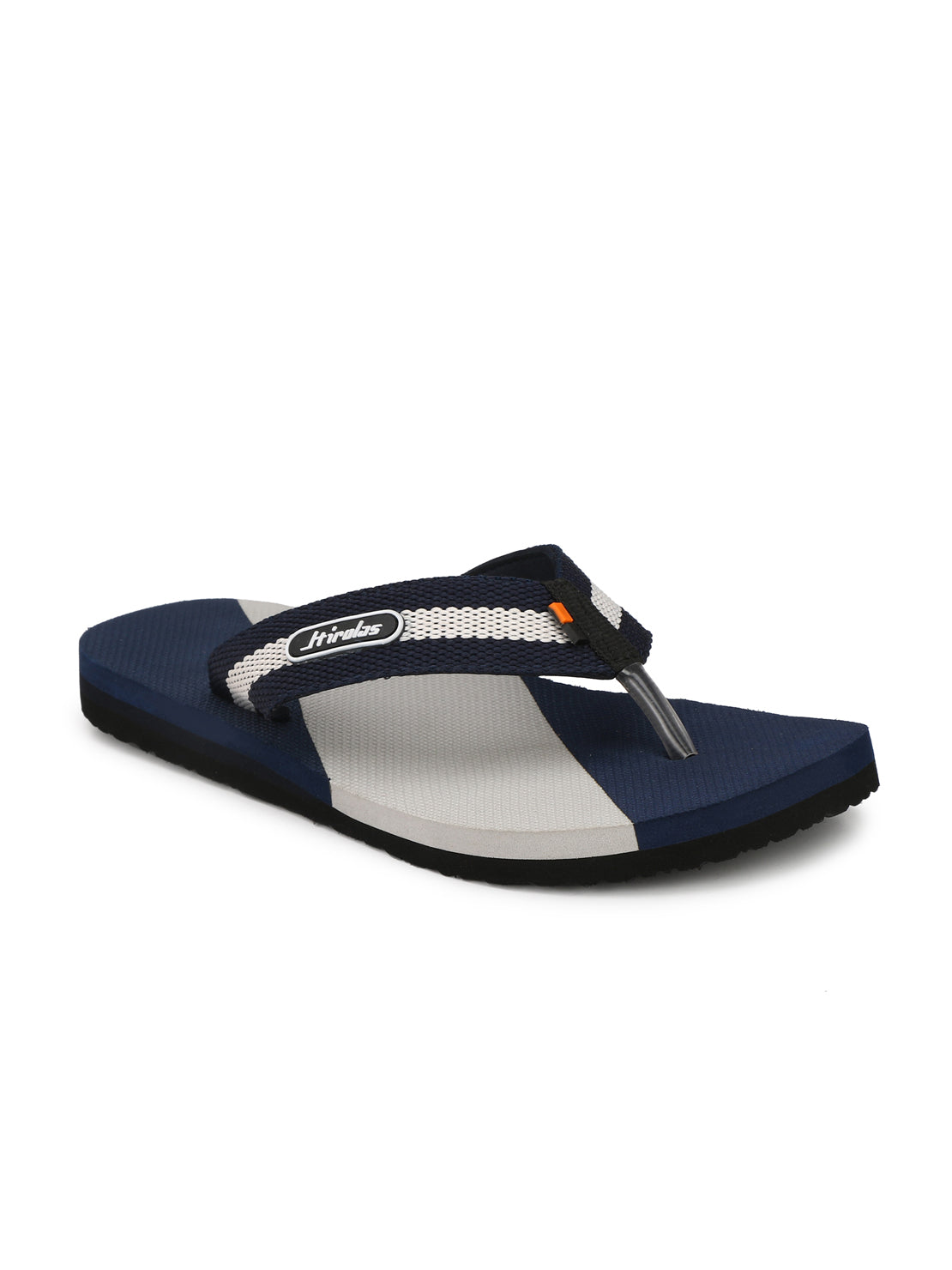 Hirolas® Men's Blue Fabrication Flip-Flops (HROFF02BUG)
