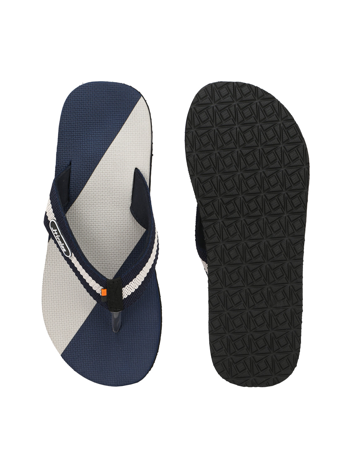 Hirolas® Men's Blue Fabrication Flip-Flops (HROFF02BUG)