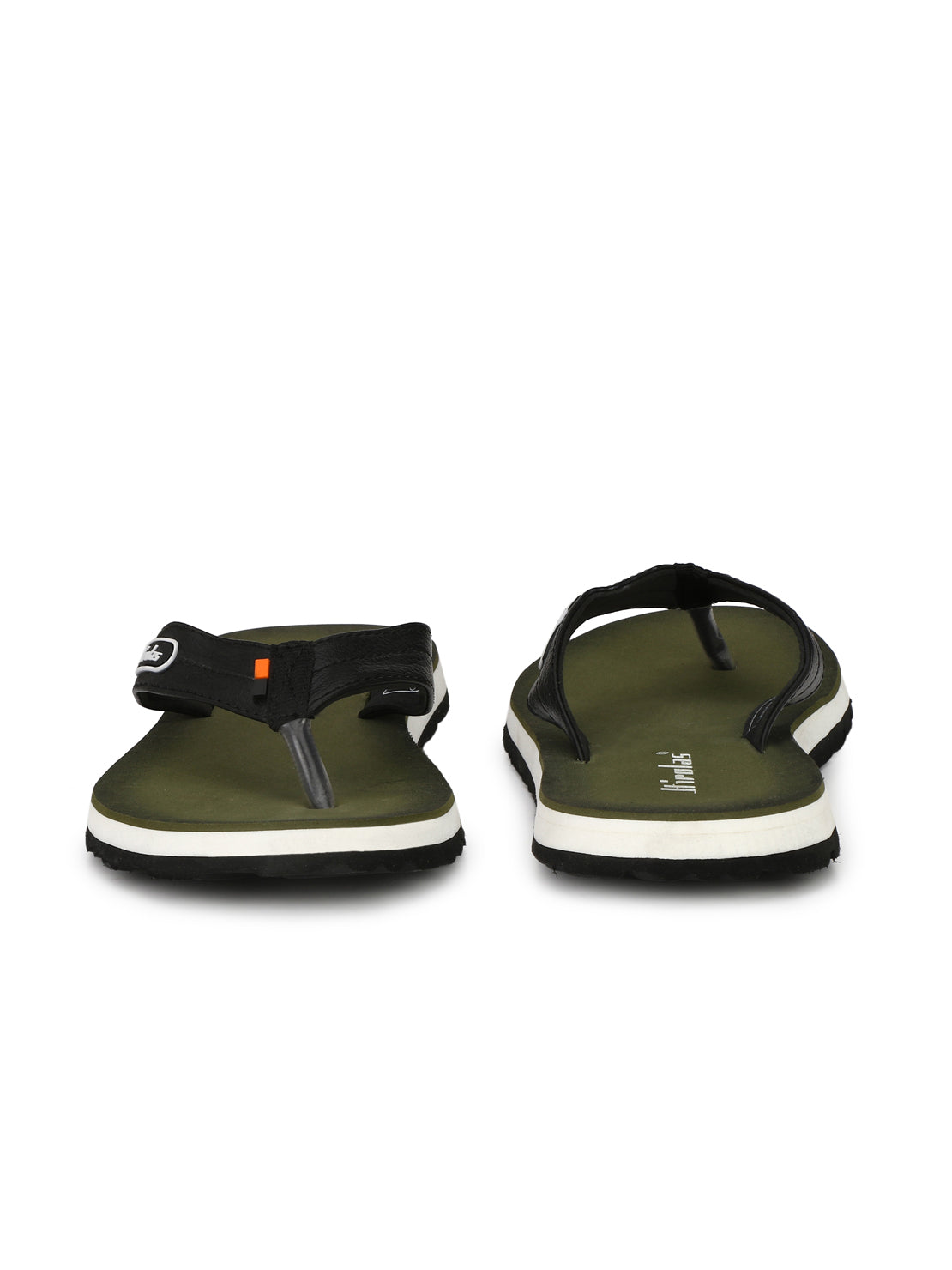 Hirolas® Men's olive Fabrication Flip-Flops (HROFF03OLV)
