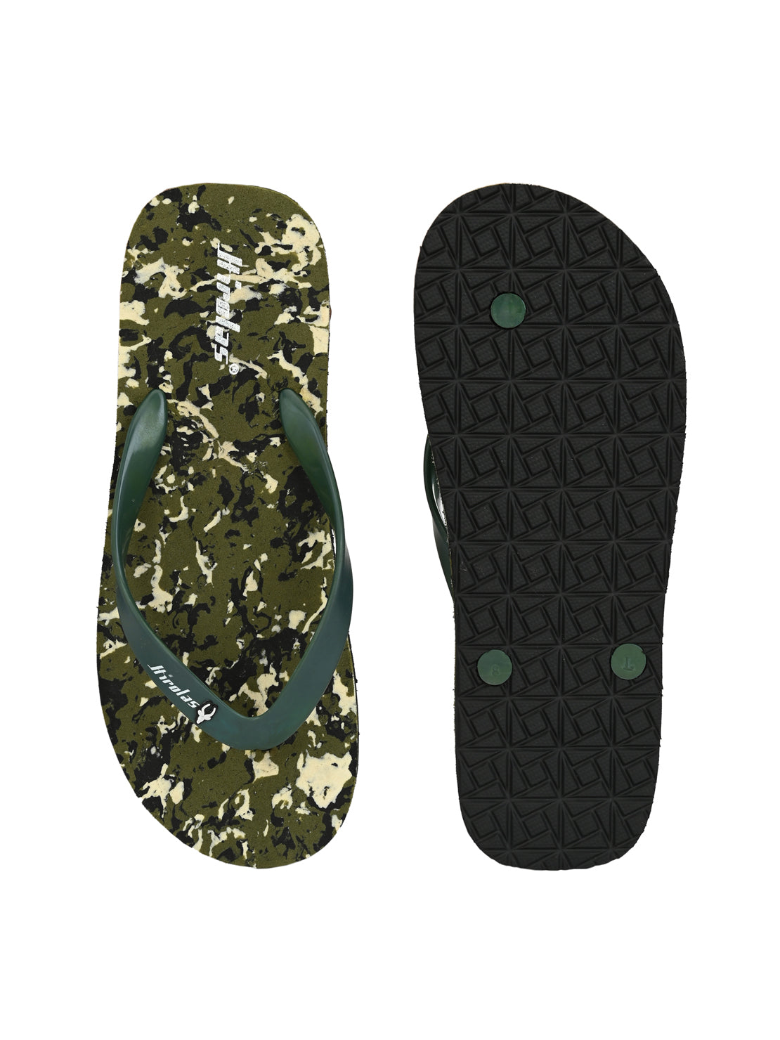 Hirolas® Men's Camouflage Thong Flip-Flops (HROFF10CMO)
