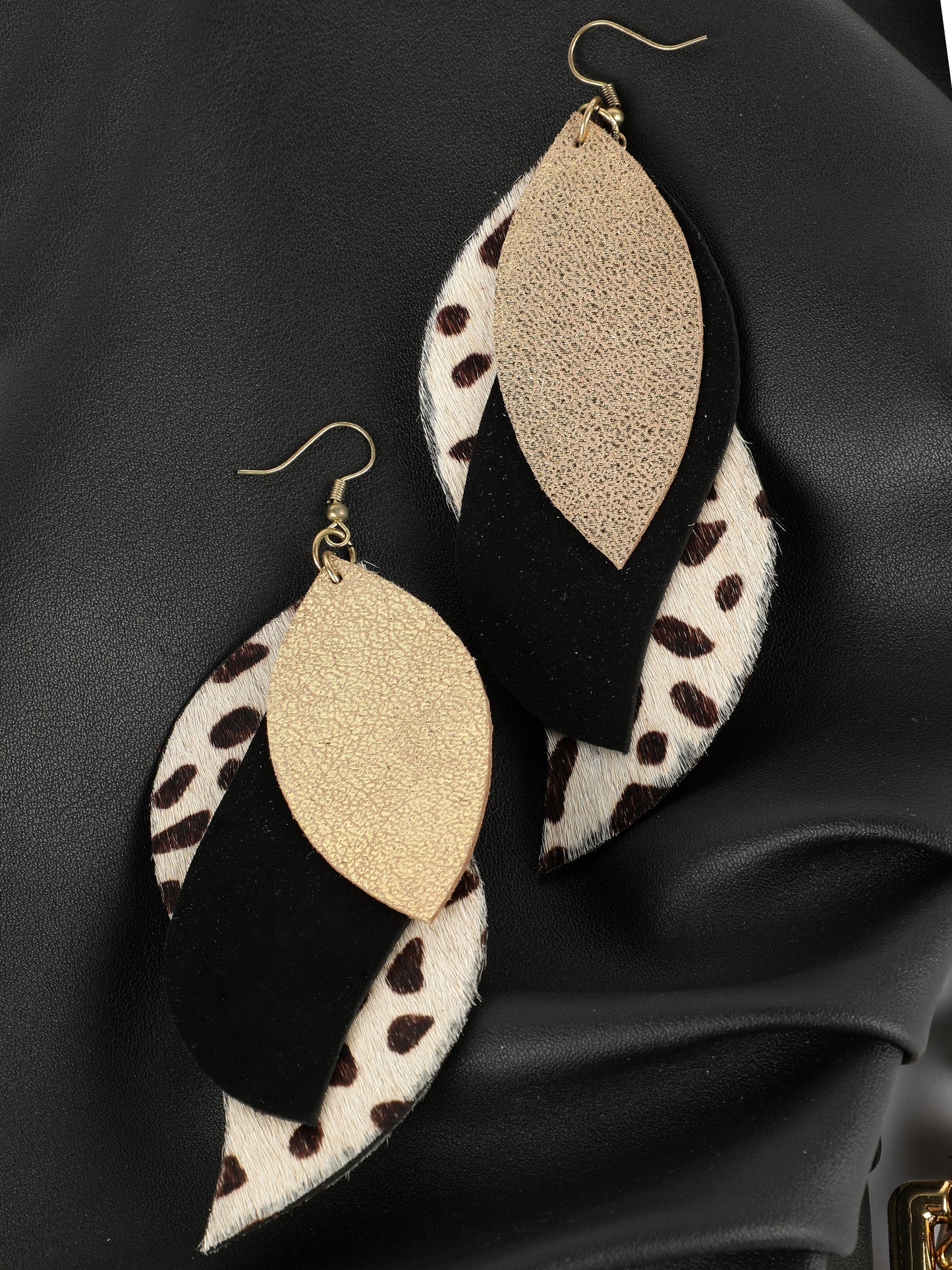 Aady Austin women's Handmade Long faux leather Earring (AAER22003)